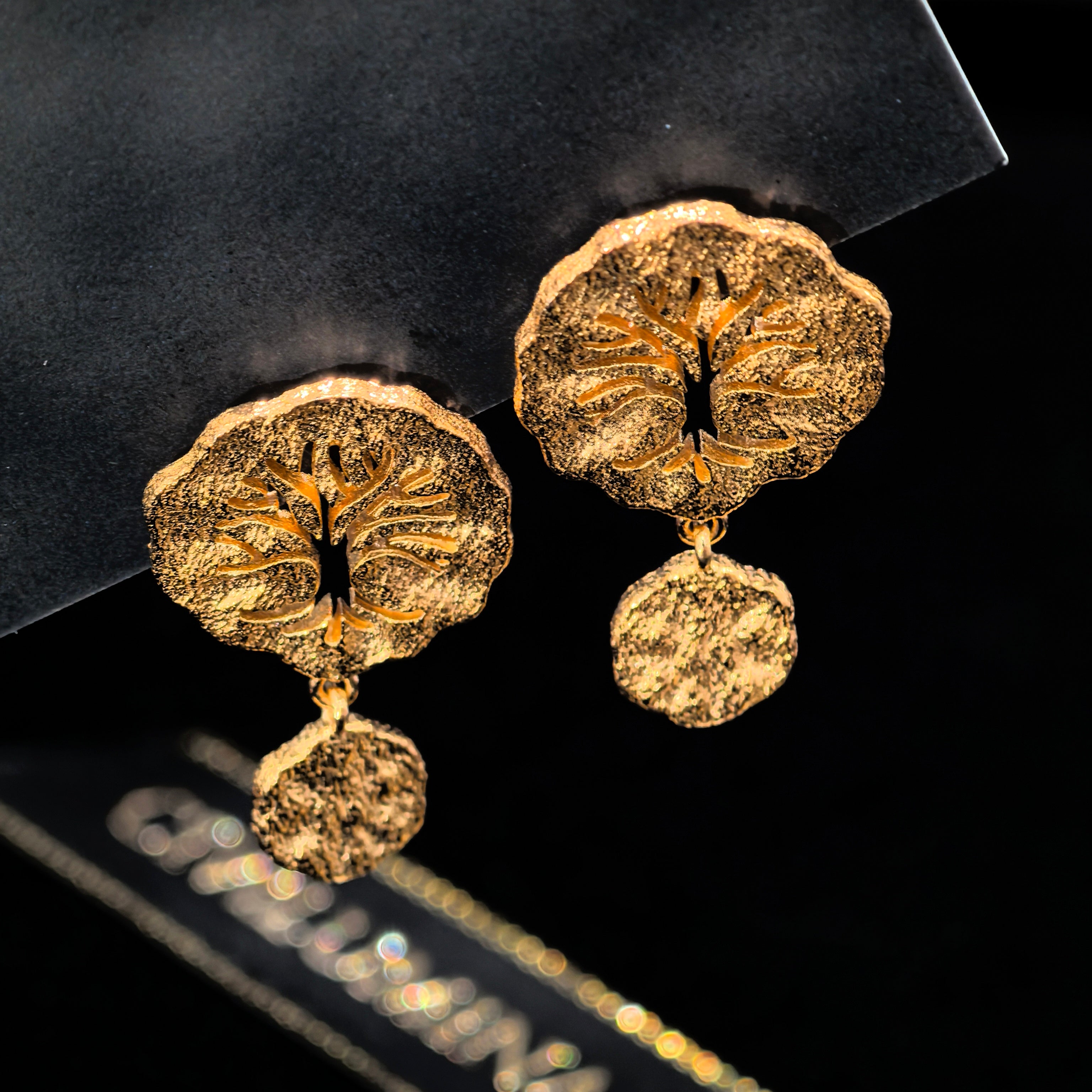 A Meaningful Gemstone Bracelet — A Thoughtful Gift for Her——Tree of Life Silhouette earrings