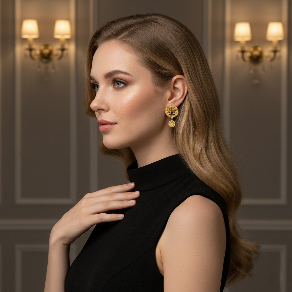 A Meaningful Gemstone Bracelet — A Thoughtful Gift for Her——Tree of Life Silhouette earrings