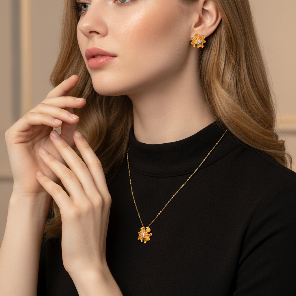 A Meaningful Gemstone Bracelet — A Thoughtful Gift for Her——Ripples of Serenity earrings