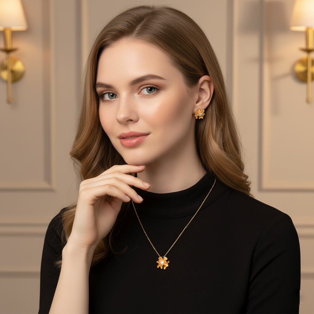 A Meaningful Gemstone Bracelet — A Thoughtful Gift for Her——Ripples of Serenity earrings