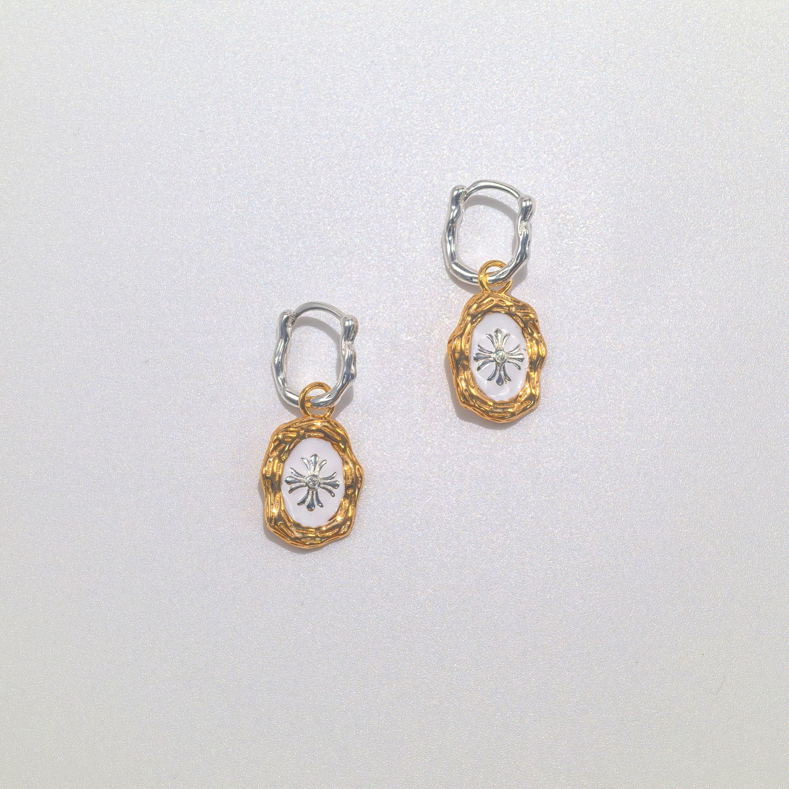 Cross Heart Collection earrings