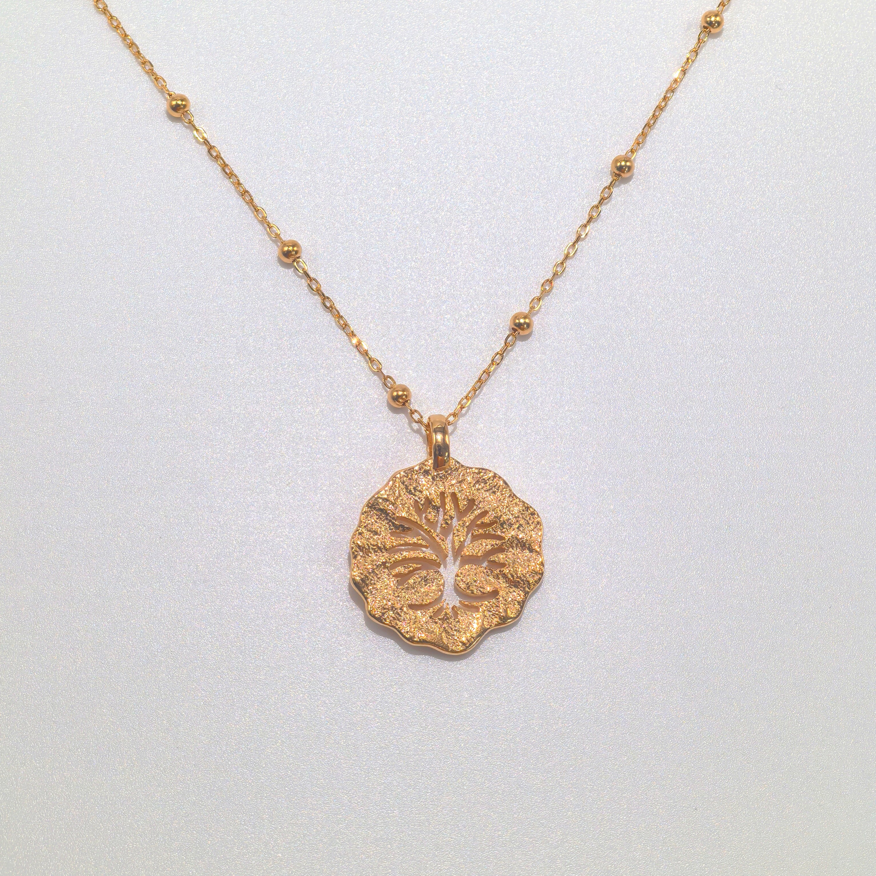 A Meaningful Gemstone Bracelet — A Thoughtful Gift for Her——Tree of Life Silhouette necklace