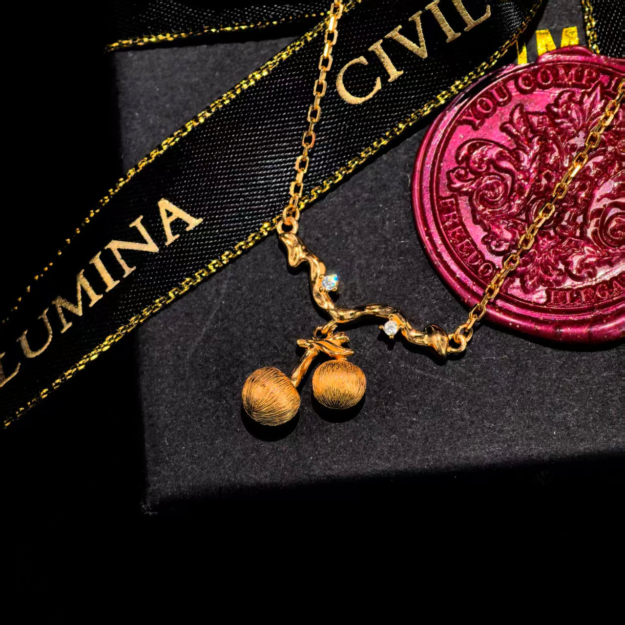 A Meaningful Gemstone Bracelet — A Thoughtful Gift for Her——Cherries necklace