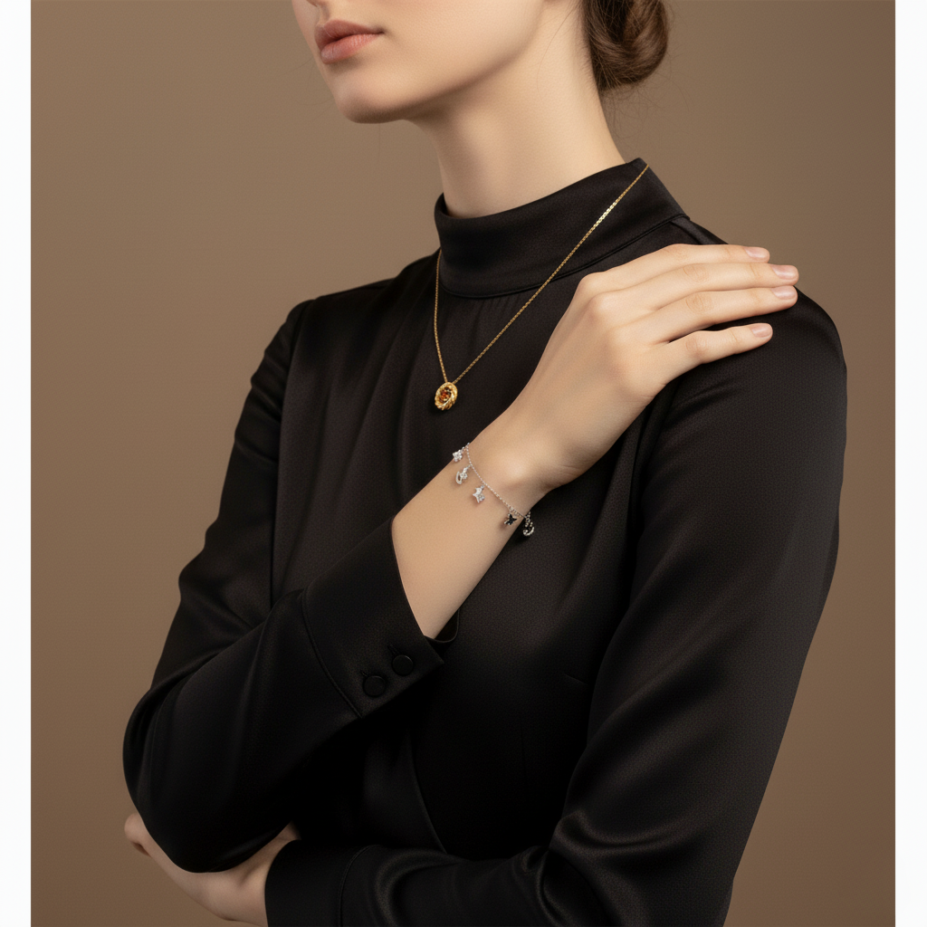 A Meaningful Gemstone Bracelet — A Thoughtful Gift for Her——Dazzling Romance necklace