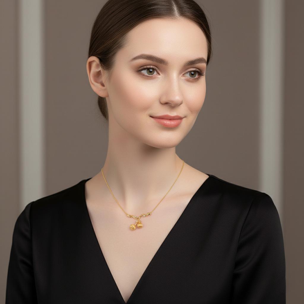 Cherries necklace