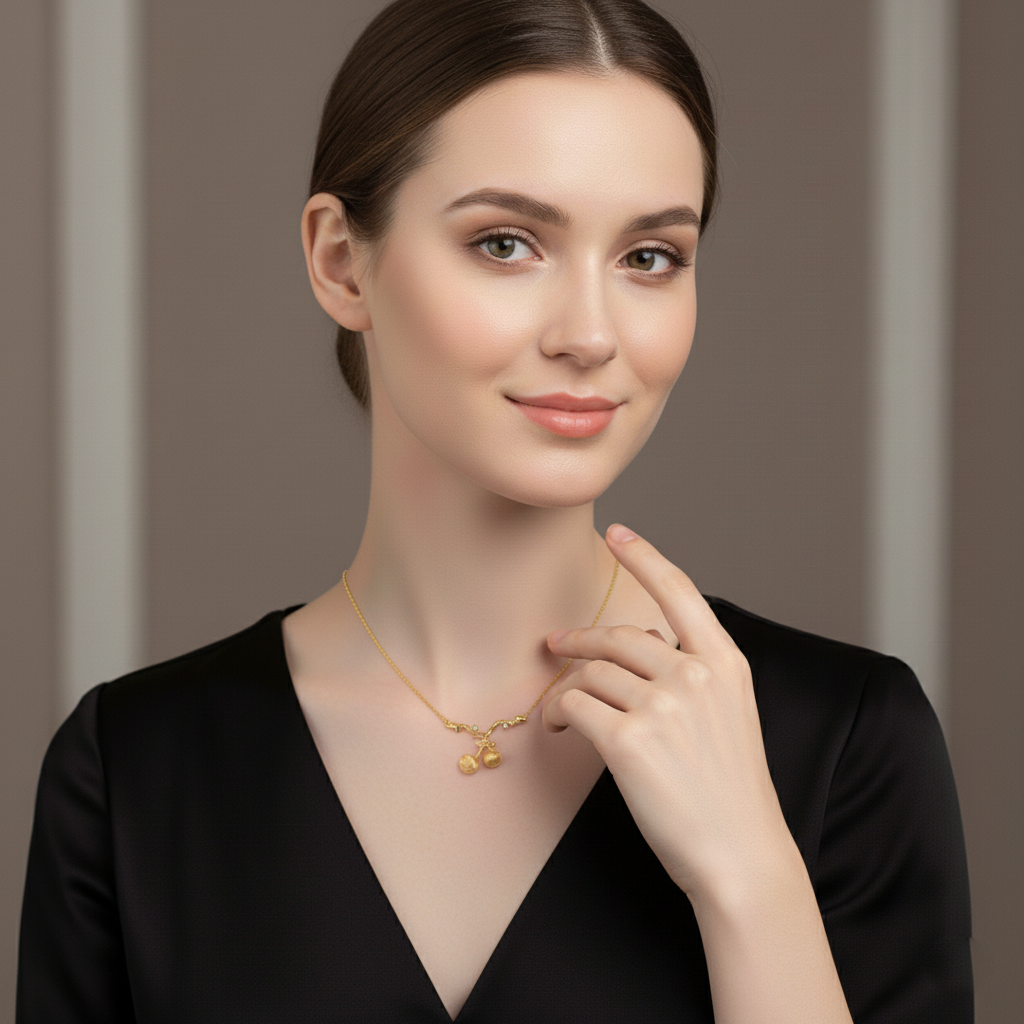 Cherries necklace