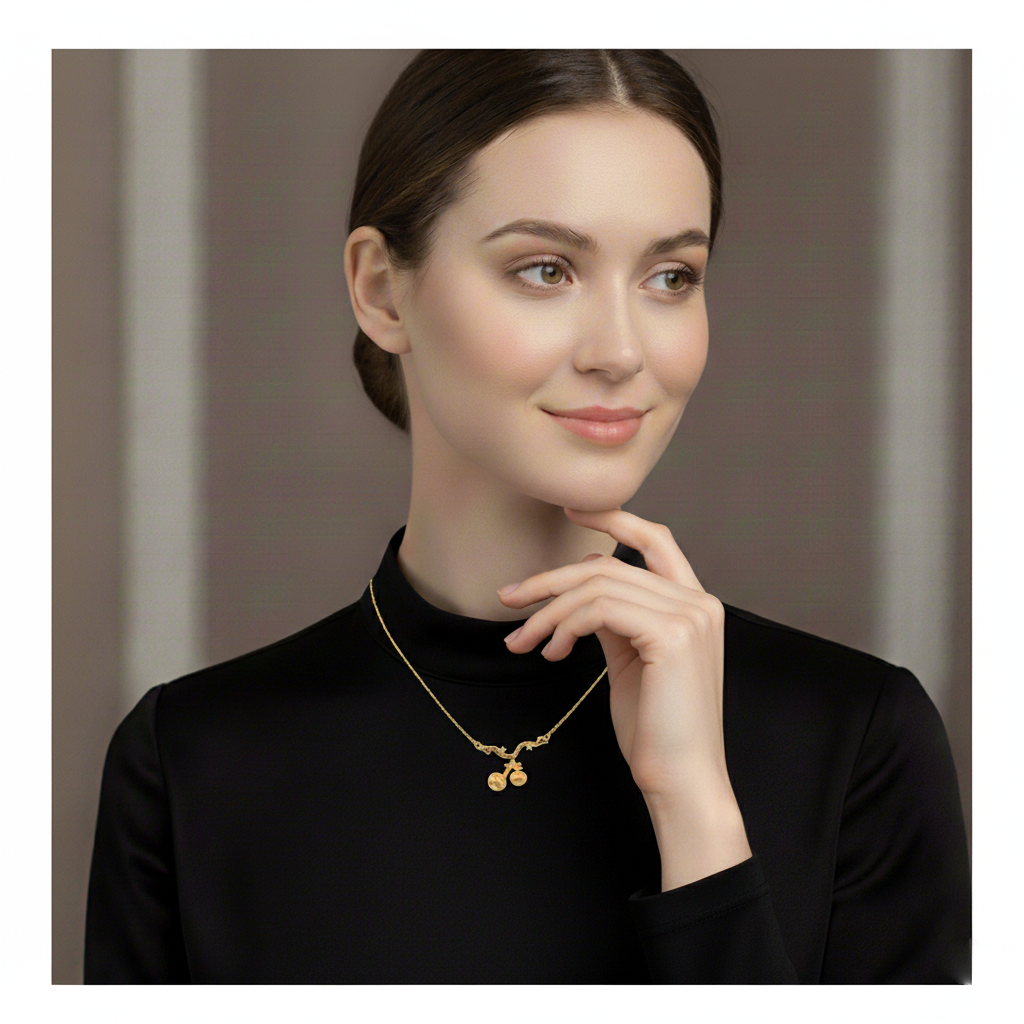 Cherries necklace