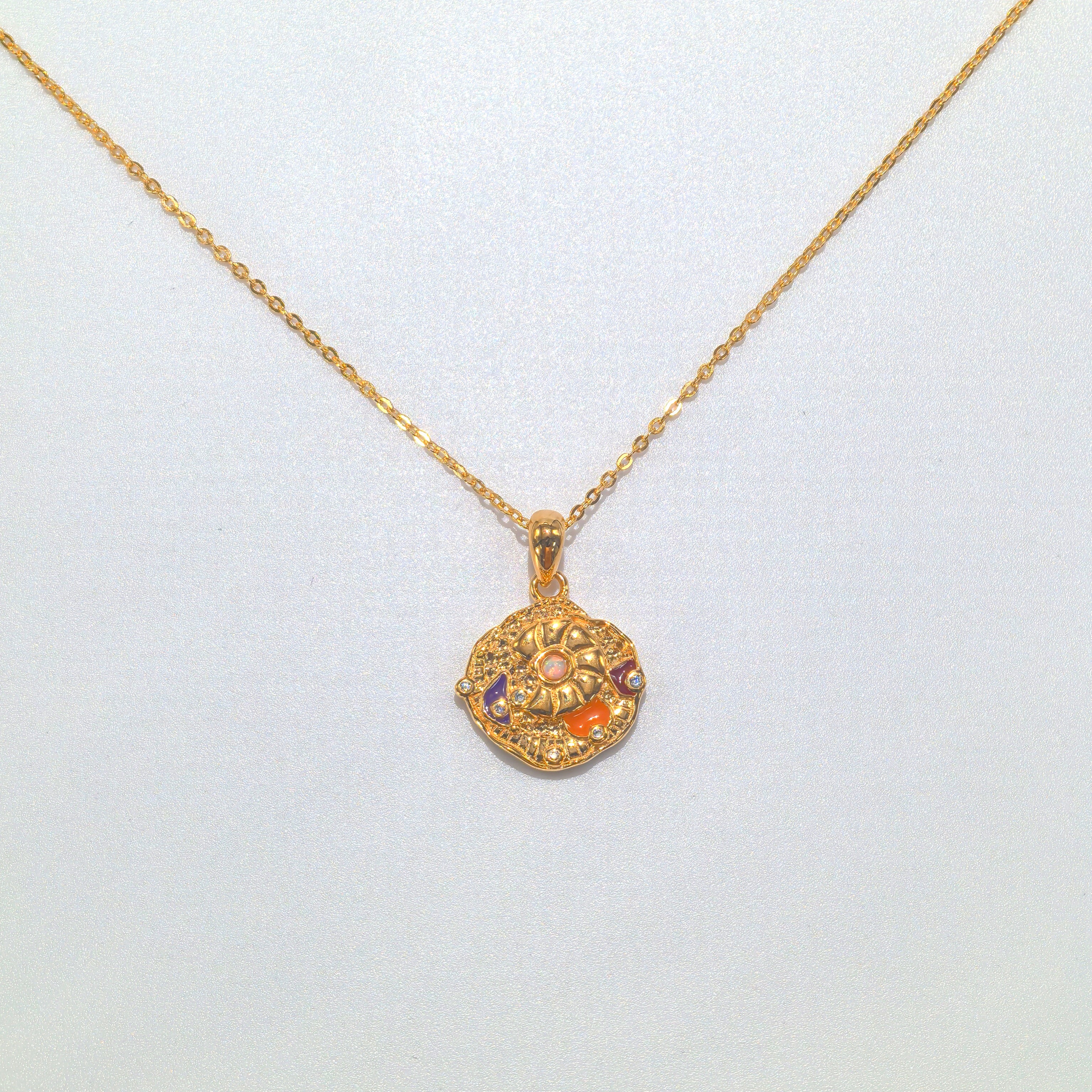 Cosmic Nautilus necklace